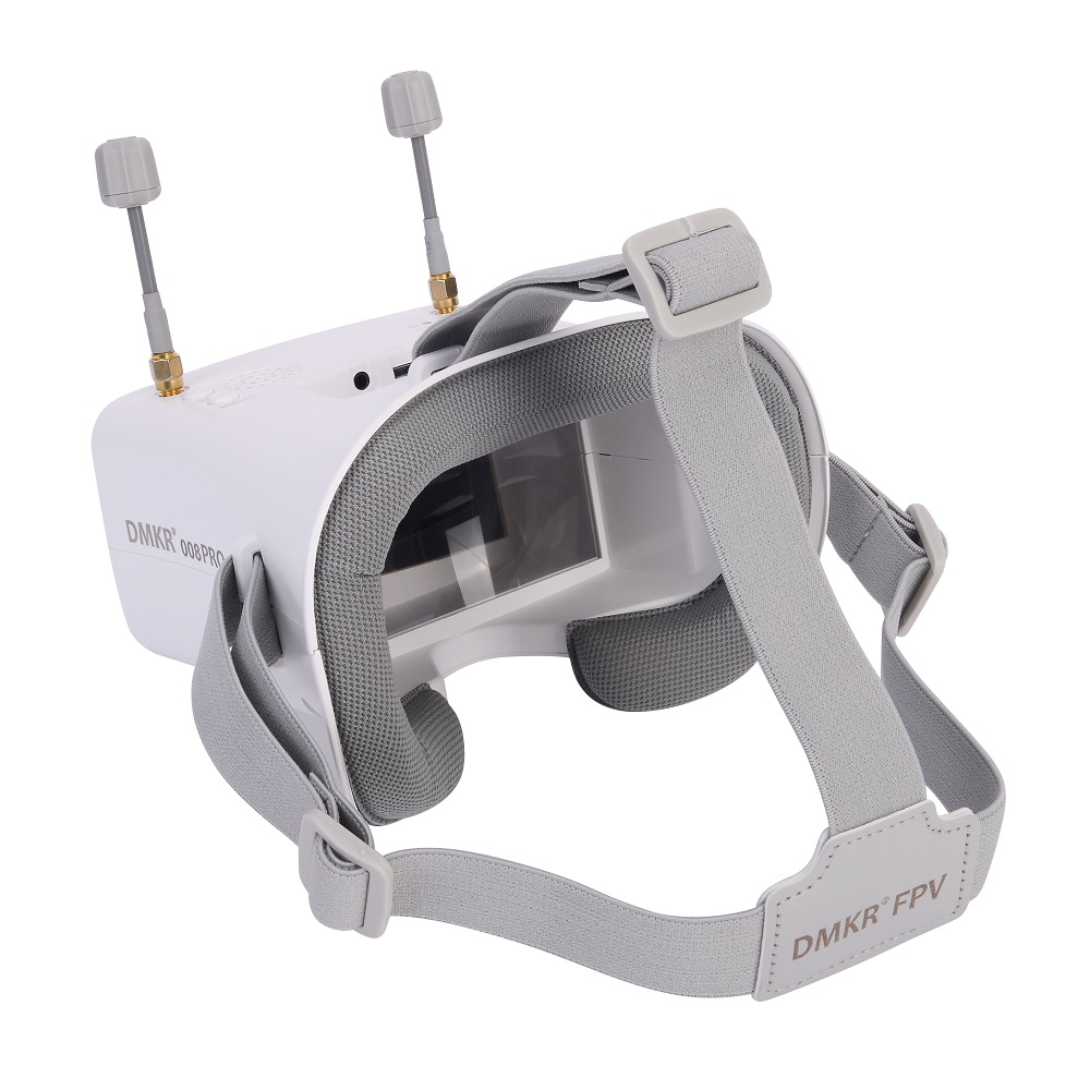 Drone Battery Adapter - Occhiali FPV 008D PRO Bianchi con