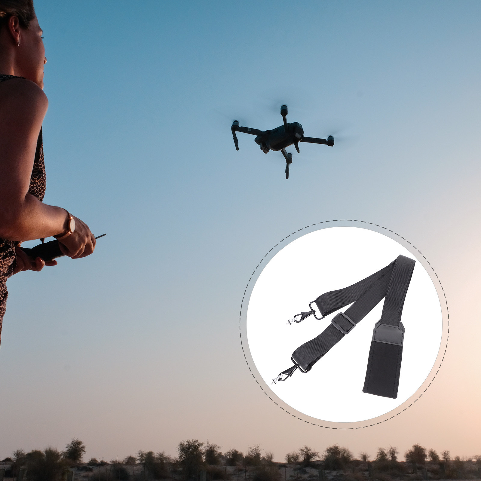 Drone Neck Strap - Cinghia da collo compatibile per telecomando