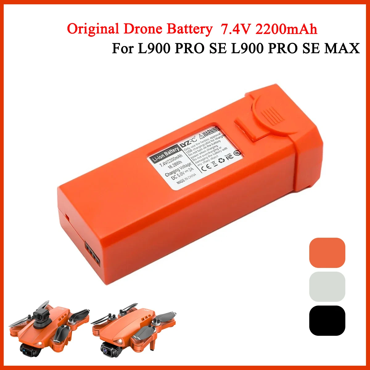 Jjrc Drone X12 - Batteria L900 PRO SE Max batteria