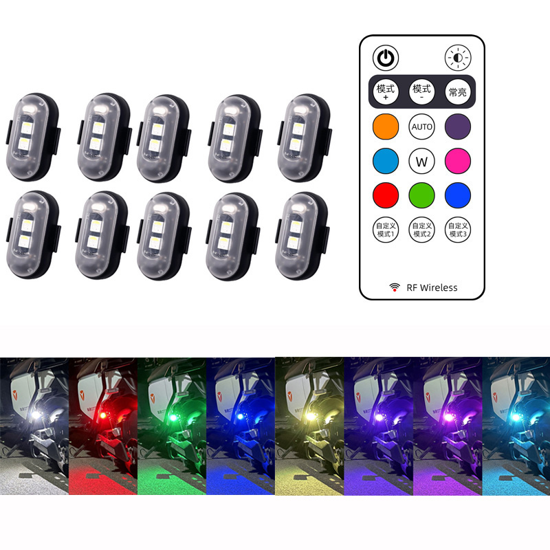 Drone Strobe Light - 10x 4x 8 colori Wireless LED