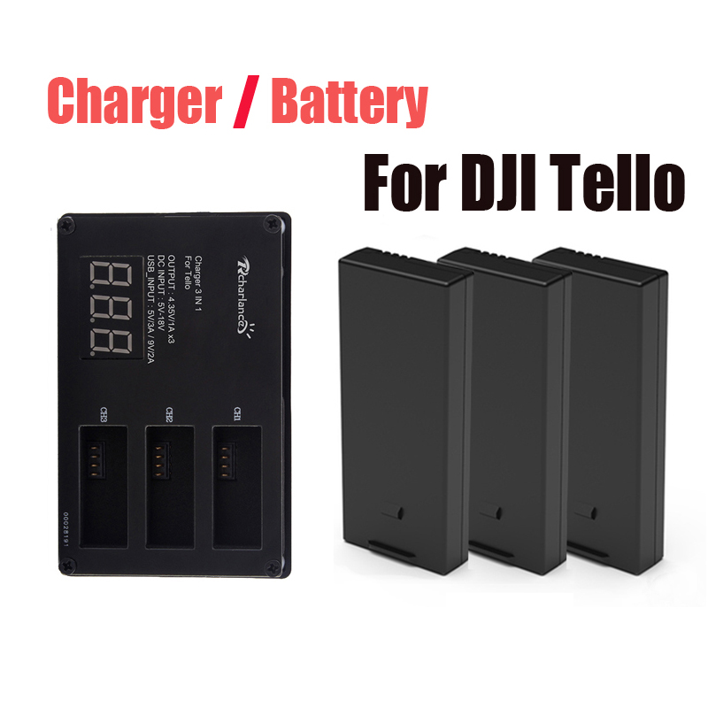 Drone Power Bank - Batteria originale DJI Tello/Caricabatteria Drone Tello