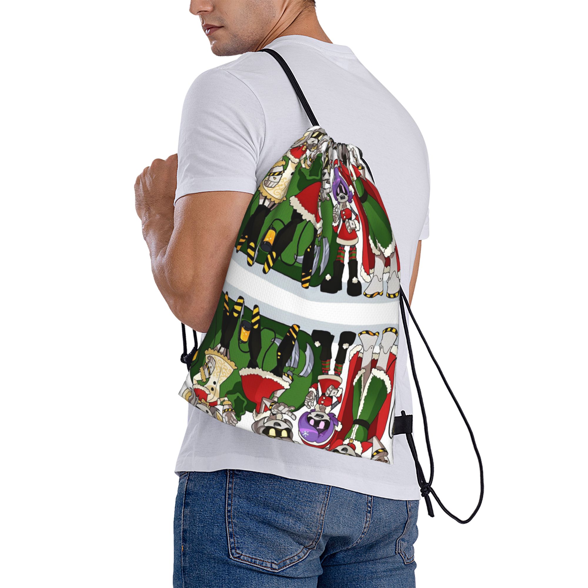Drone Backpack - A MURDER Drones Christmas-bayingimg Borsa con