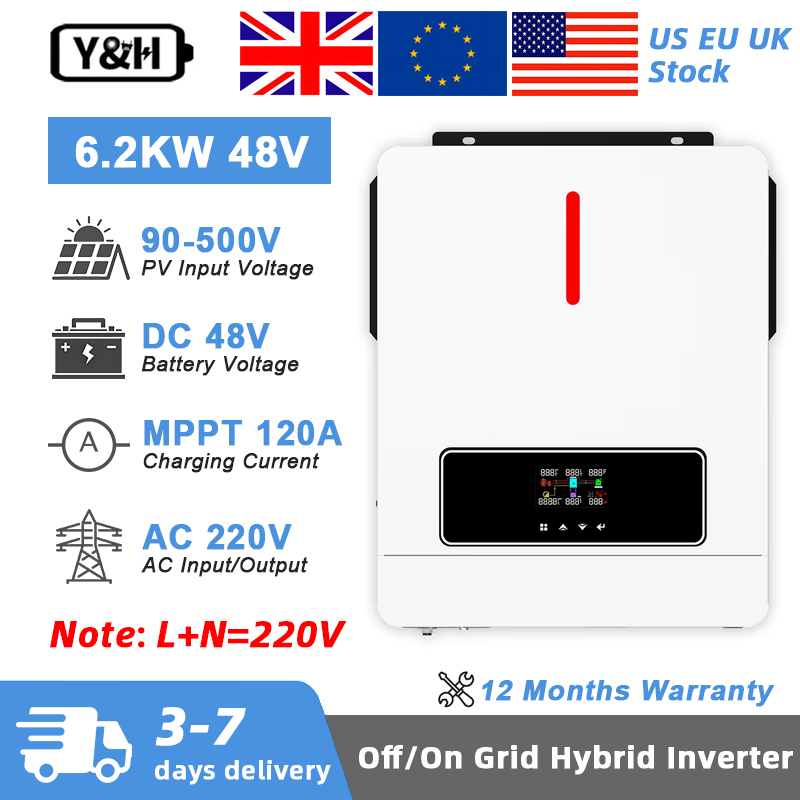 Drone Solar Charger - Inverter Solare Ibrido Y&H 6.2KW 48VDC