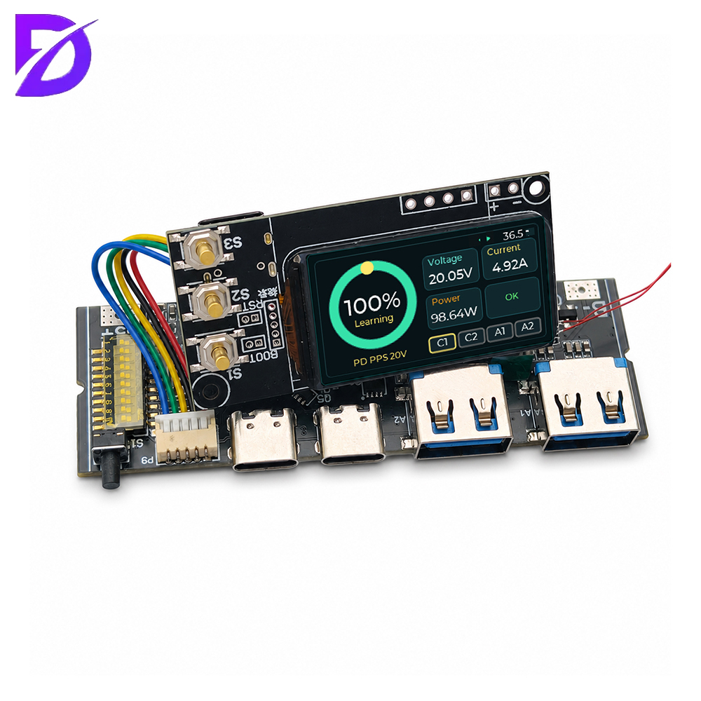 Drone Solar Charger - Modulo Power Bank DIY 100W PD