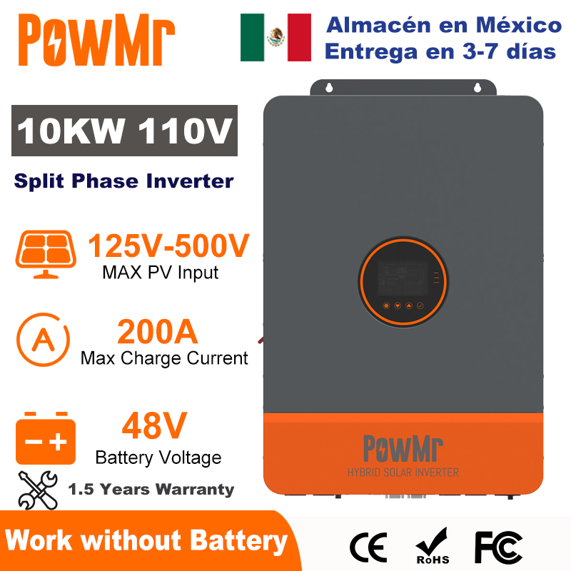 Drone Solar Charger - PowMr 10KW Inverter a fase divisa
