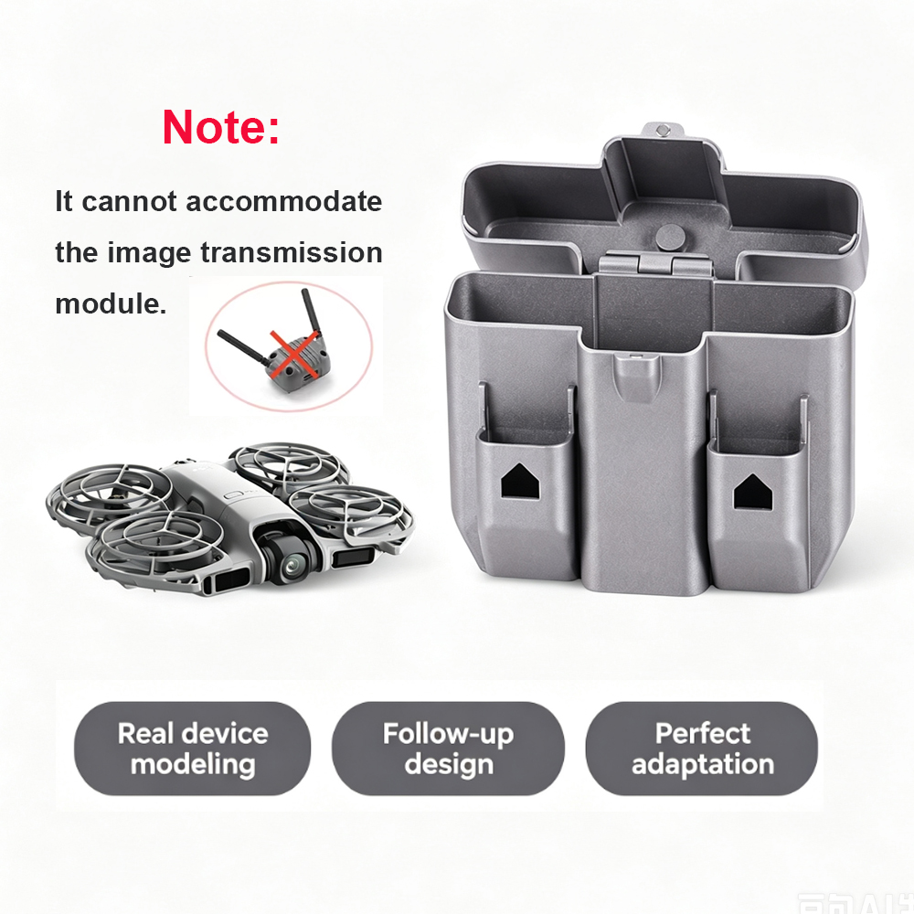 Drone Hard Shell Case - Custodia Rigida Portatile con Chiusura Magnetica