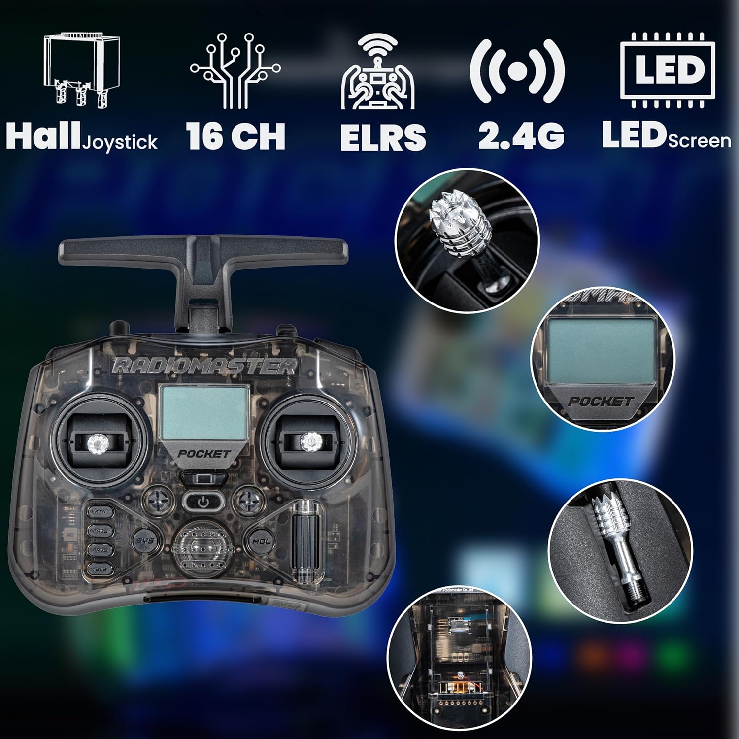 RadioMaster POCKET P16 Radioco - Drone Control Stick recensione e prezzo