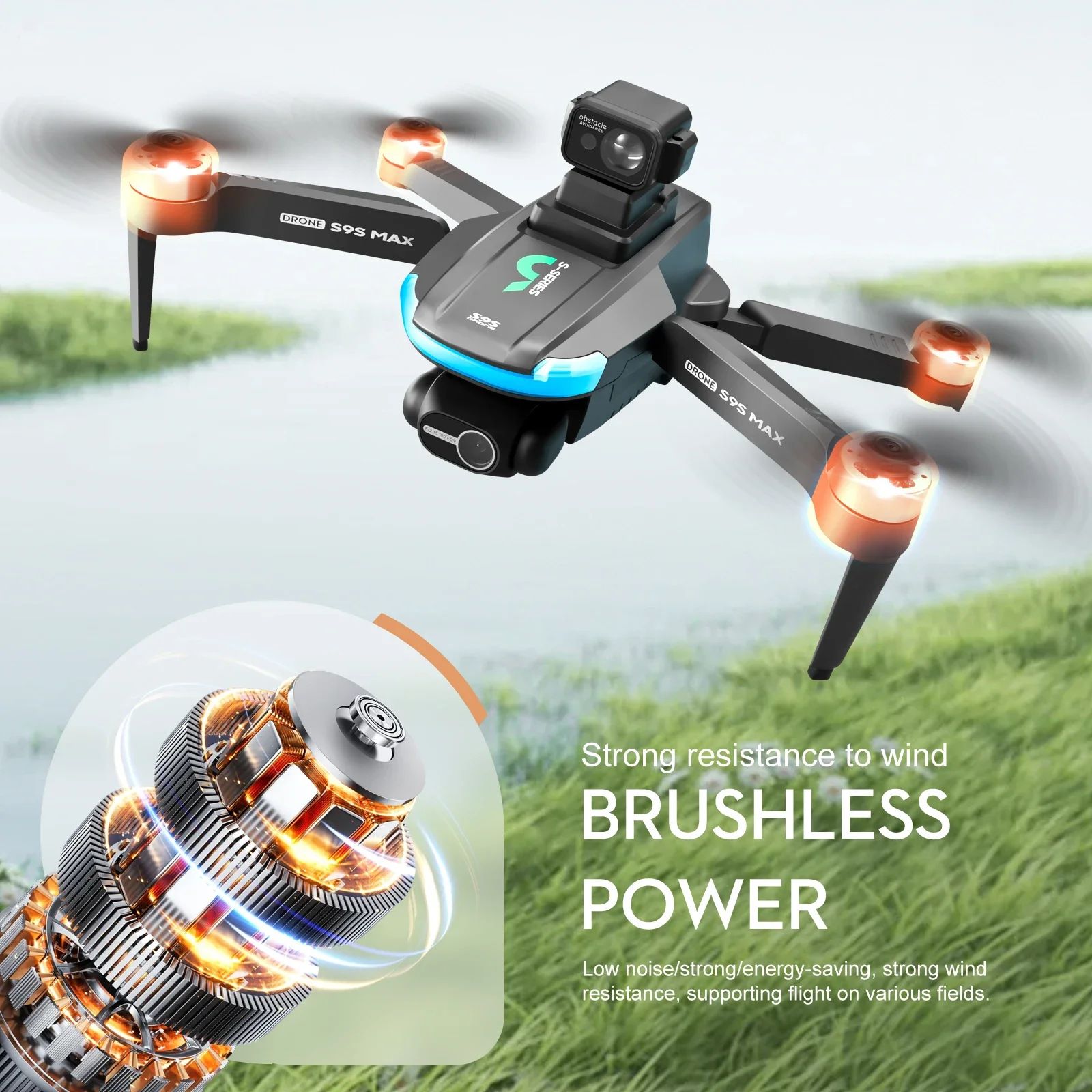 NUOVO S9S MAX MINI Drone 4K 2  - Drone Remote Controller Lanyard recensione e prezzo