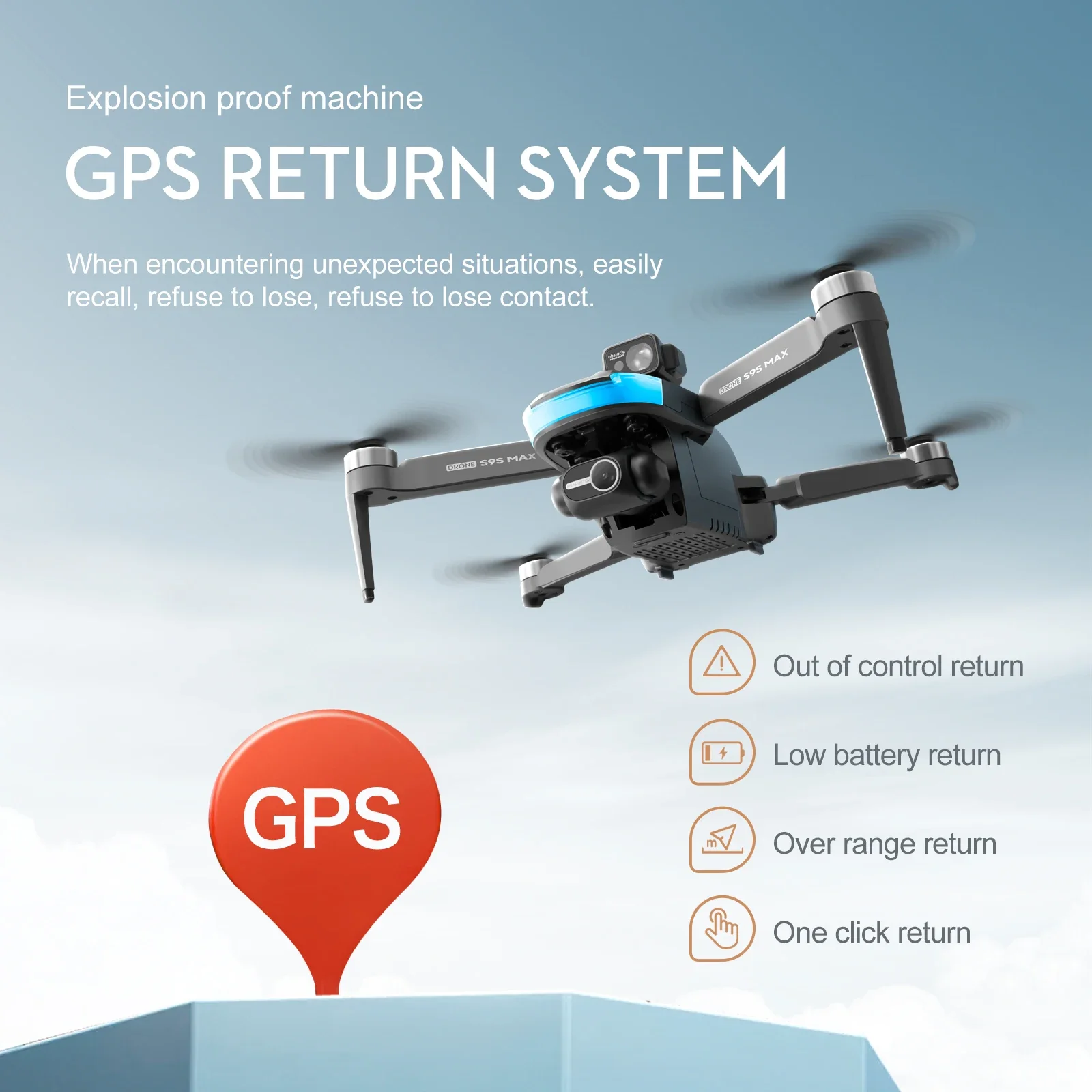 NUOVO S9S MAX MINI Drone 4K 2  - Drone Remote Controller Lanyard recensione e prezzo