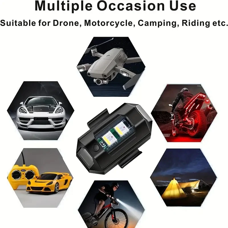 1 pz Remote LED RGB Anti-colli - Drone Strobe Light recensione e prezzo
