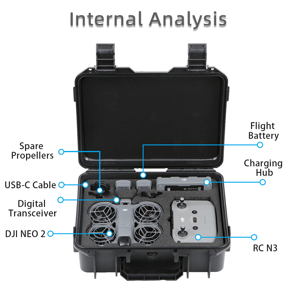 Per DJI NEO 2 Custodia Borsa C - Drone Hard Shell Case recensione e prezzo