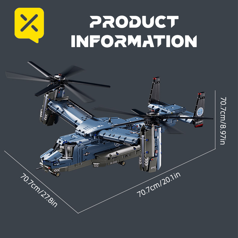 Militare V-22 Osprey Tiltrotor - Jjrc Drone X12 recensione e prezzo