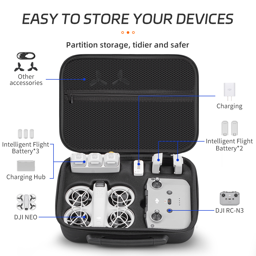 Custodia da trasporto XFJI com - Drone Hard Shell Case recensione e prezzo